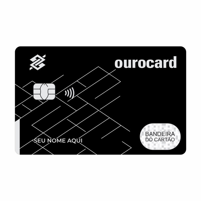 Cartão De Metal BB Ourocard